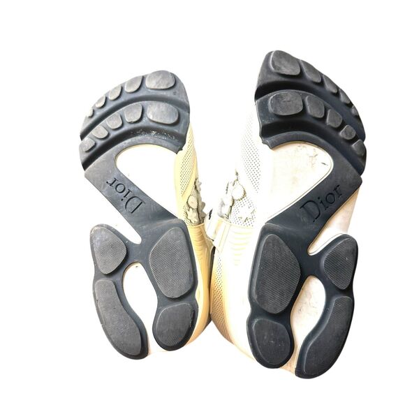 DIOR Mesh Fusion Flower Runway Sneakers White w Box 39 - Picture 6 of 6